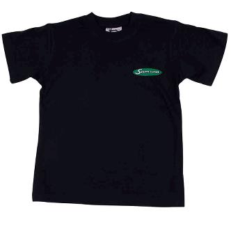 T-shirt barn, sort str. 104/4år